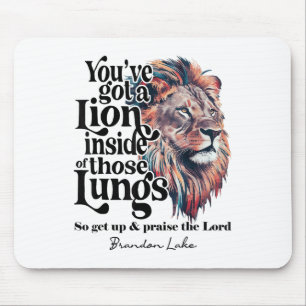 Tapis De Souris Laissez votre lion sortir Brandon Lake Merch Louer