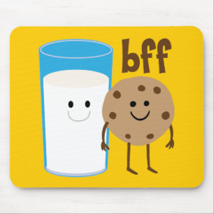 Tapis De Souris Lait et biscuits BFF