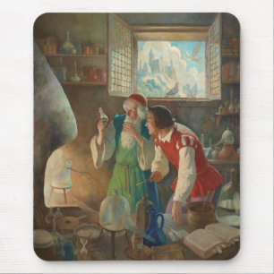Tapis De Souris L'alchimiste, c. 1937 par N.C. Wyeth