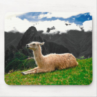 Tapis De Souris Lama de Machu Picchu - Mousepad