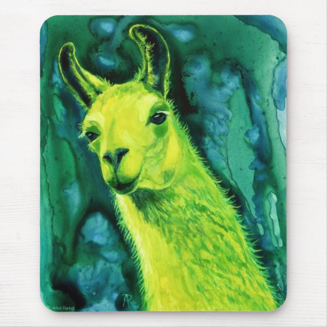 Tapis De Souris Lama Mousepad - "lama de Llemon-Llime " (Devant)