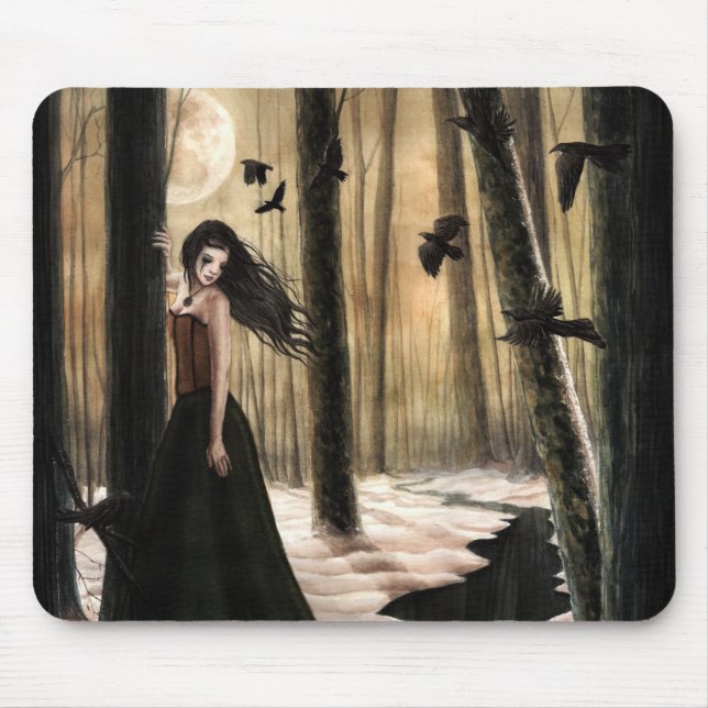 Tapis De Souris Lament lunaire Mousepad gothique (Devant)