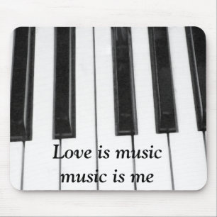 Tapis De Souris L'amour c'est la musique_ Mousepad