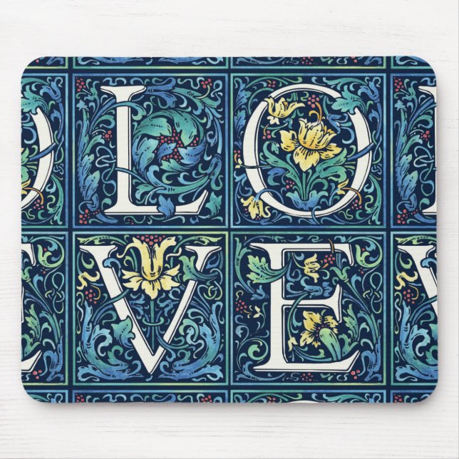 Tapis De Souris L'AMOUR coloré (Devant)