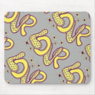 Tapis De Souris L'amour dans le style années 1960