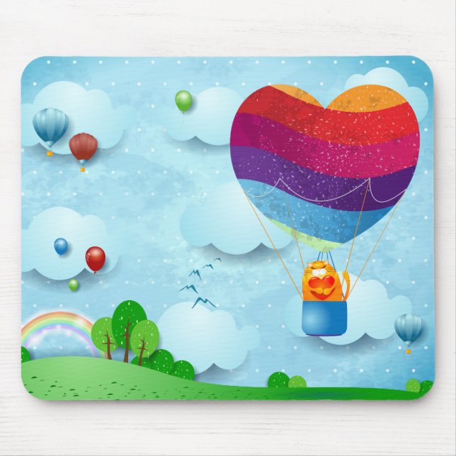 Tapis De Souris L'amour est dans l'air (Devant)