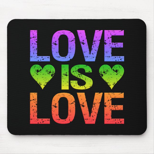 Tapis De Souris L'amour est l'amour mousepad (Devant)