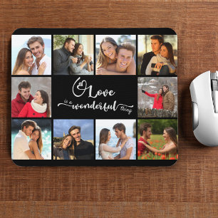Tapis De Souris L'amour est une chose merveilleuse 10 Collage de p