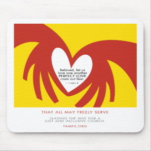 Tapis De Souris L'amour moule la crainte Mousepad