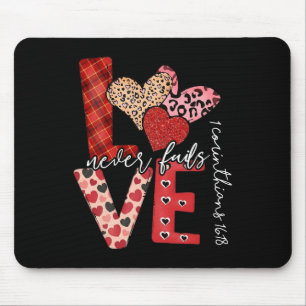 Tapis De Souris L'amour ne manque jamais, Saint-Valentin pour femm