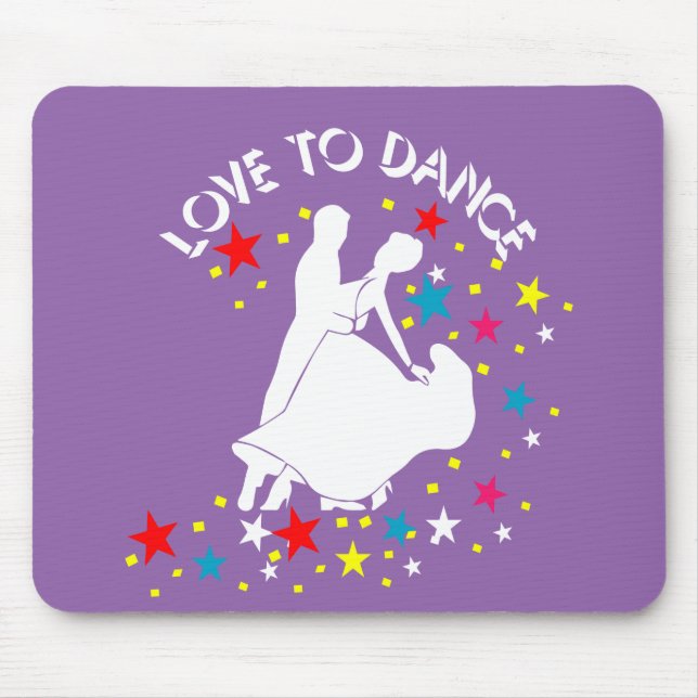 Tapis De Souris L'amour pour la danse (Devant)
