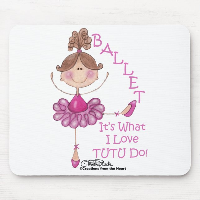 Tapis De Souris L'amour "TUTU" font ! (Devant)