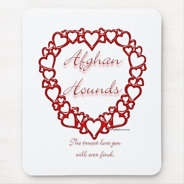 Tapis De Souris L'amour véritable afghan (Devant)