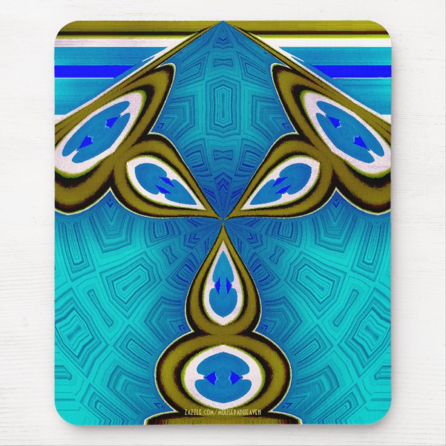 Tapis De Souris Lampe bleue Mousepad de lapin (Devant)