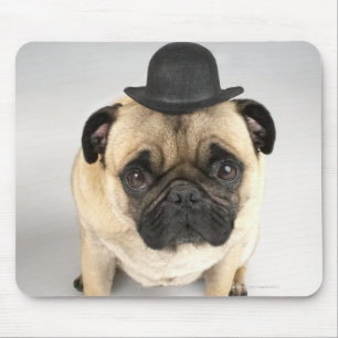 Tapis De Souris Lanceur de port de bouledogue français, tir de