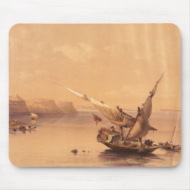 Tapis De Souris "L'ancienne forteresse d'Ibrim Nubia - Mousepad" (Devant)