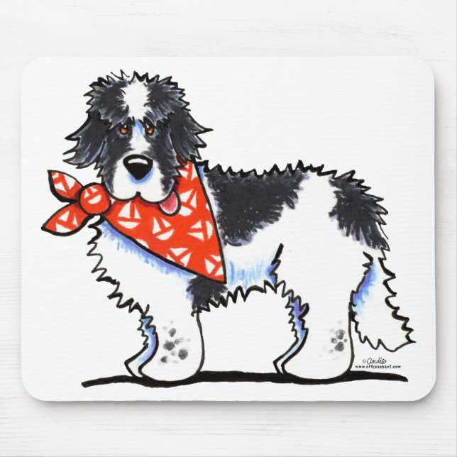 Tapis De Souris Landeer Newfie Sailor (Devant)