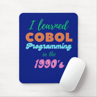Tapis De Souris Langage de programmation Cobol appris dans les ann