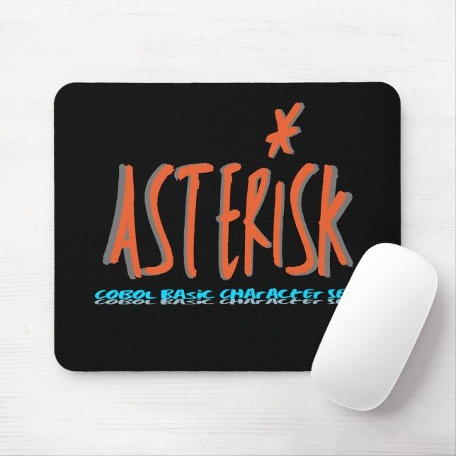 Tapis De Souris Langage de programmation Cobol caractère de base (Avec souris)