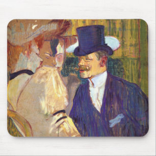 Tapis De Souris L'Anglais de Toulouse Lautrec, Art Vintage