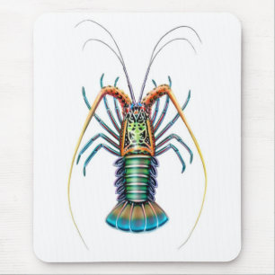 Tapis De Souris Langouste psychédélique Mousepad