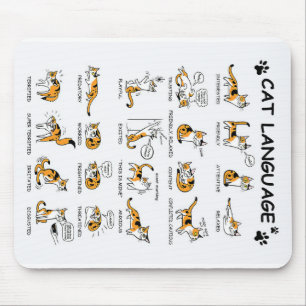 Tapis De Souris Langue de chat, Drôle Chat Kitten, Aimer Idée cade