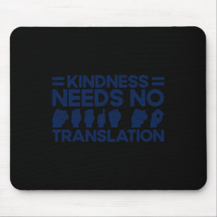 Tapis De Souris Langue Des Signes ASL Besoin De Bonne Traduction