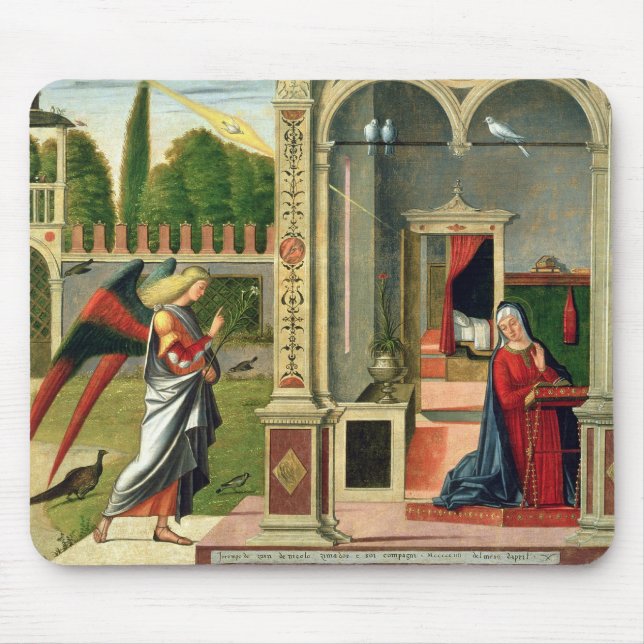 Tapis De Souris L'annonce (huile sur le panneau) 2 (Devant)