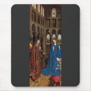Tapis De Souris L'Annonciation de Van Eyck Premium Lumière Cathédr