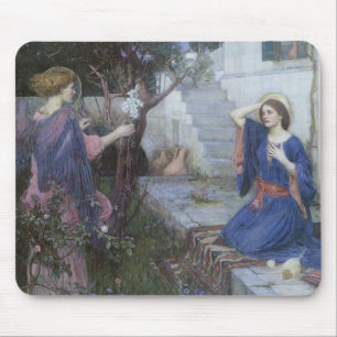Tapis De Souris L'Annonciation par John William Waterhouse