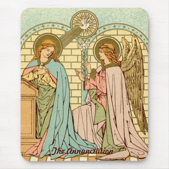 Tapis De Souris L'Annonciation  (RLS 04) (Style 2) (Devant)