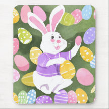 lapin avec oeufs de pâques