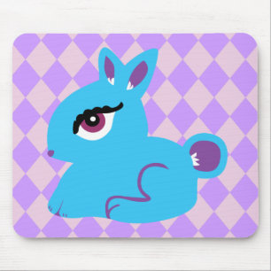 Tapis De Souris Lapin bleu