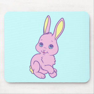 Tapis De Souris Lapin de dessin animé mignon Kawaii