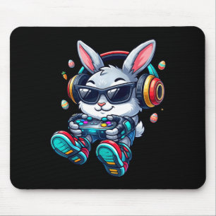 Tapis De Souris Lapin de jeu vidéo de Pâques oeufs chasse jeu garç