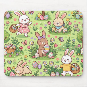 Tapis de souris Lapin de Pâques