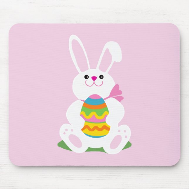 Tapis De Souris Lapin de Pâques (Devant)