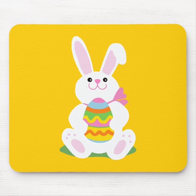 Tapis De Souris Lapin de Pâques (Devant)