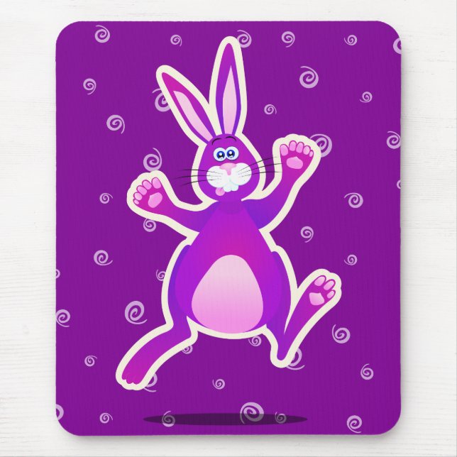 Tapis De Souris Lapin fou, mousepad (Devant)