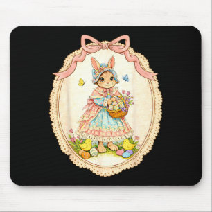 Tapis De Souris Lapin heureux lapin drôle pour enfants filles femm