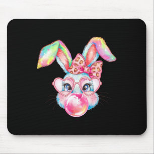 Tapis De Souris Lapin Lapin Brillant Bubble Happy Pâques mignonett