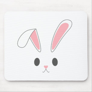 Tapis De Souris Lapin lapin de Pâques simple et mignon Mousepad