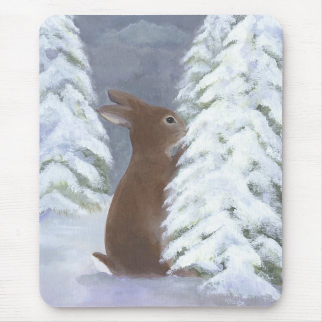 Tapis De Souris Lapin Mousepad (Devant)