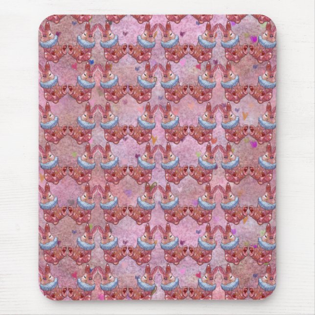 Tapis De Souris Lapin nommé Coccinelle (Devant)