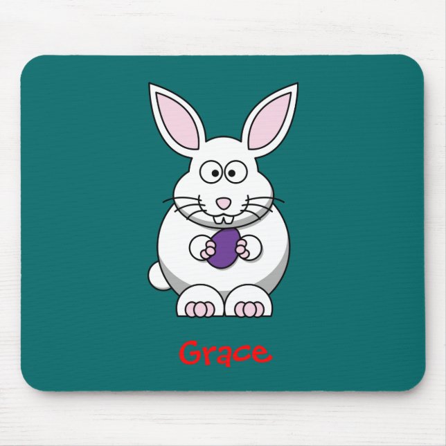 Tapis De Souris Lapin pelucheux (Devant)