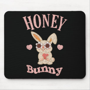 Tapis De Souris Lapin Rétro de Pâques Mignon Femmes Filles K
