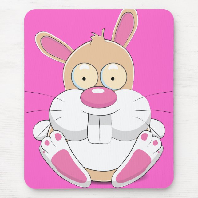 Tapis De Souris Lapins  "aiment Lapins " "animal de compagnie Lapi (Devant)