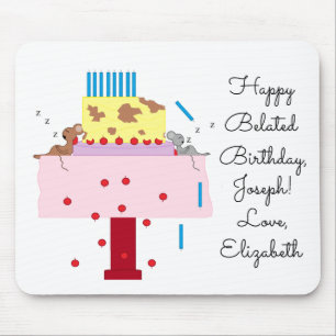 Tapis De Souris L'après-midi Nap- Anniversaire :