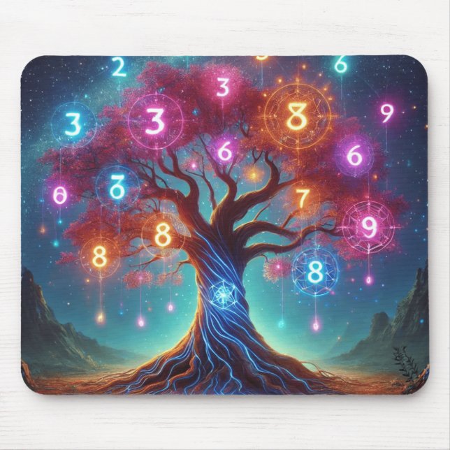 Tapis De Souris L'arbre mystique de la vie (Devant)