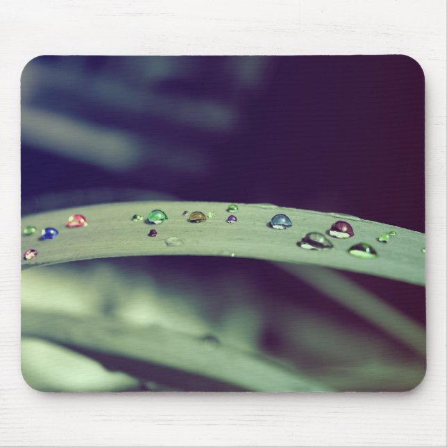 Tapis De Souris L'arc-en-ciel laisse tomber Mousepad (Devant)